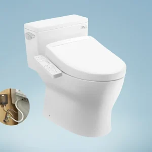 Bàn cầu với Nắp rửa điện tử WASHLET